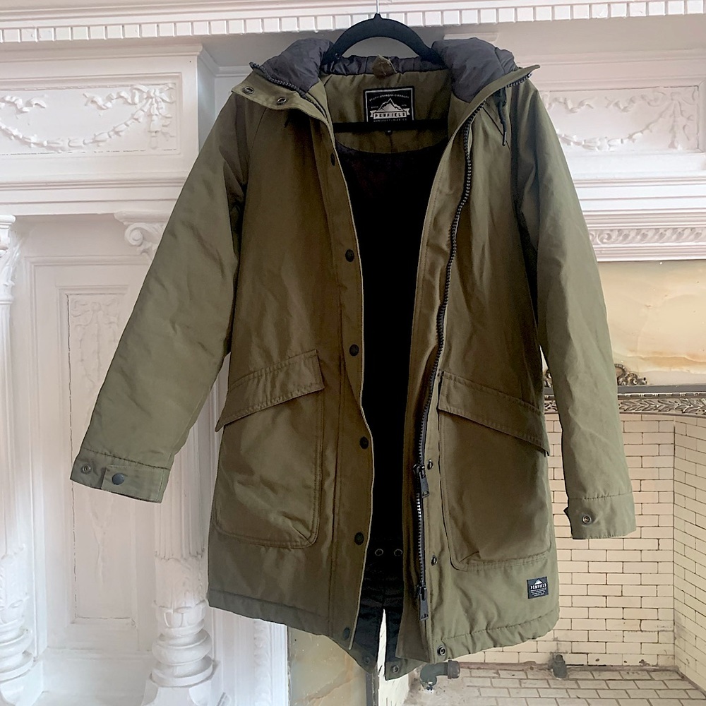 Penfield Women’s Kingman Fishtail Parka Army Green